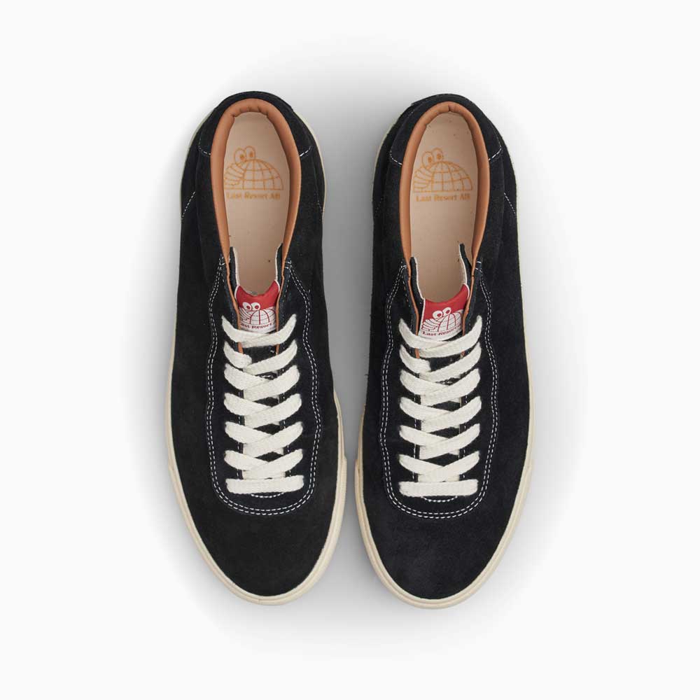 Last Resort 'VM001 Suede Mid' Skate Shoes (Black / White) - Image 3