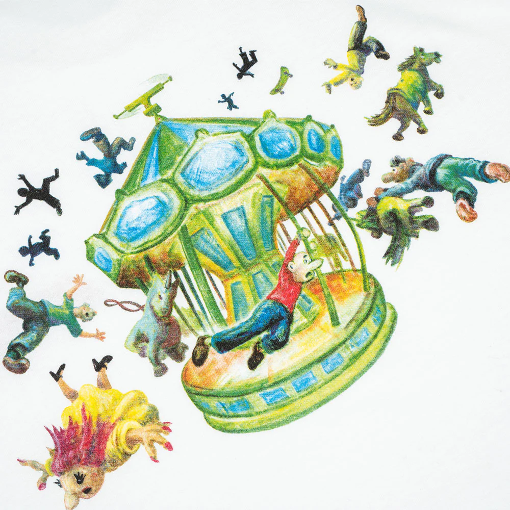 Lurpiv 'Carousel' T-Shirt (White) - Image 3