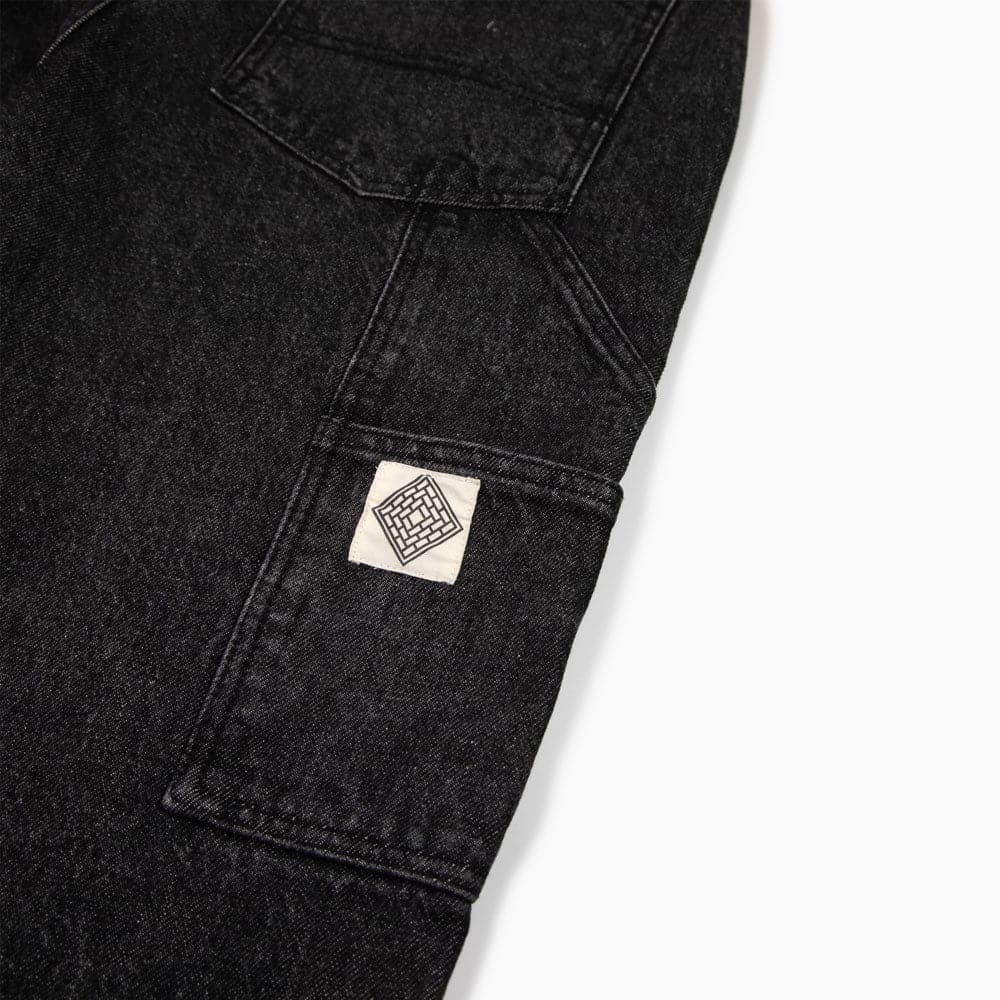 National 'Boreray' Carpenter Jeans (Washed Black) - Image 3