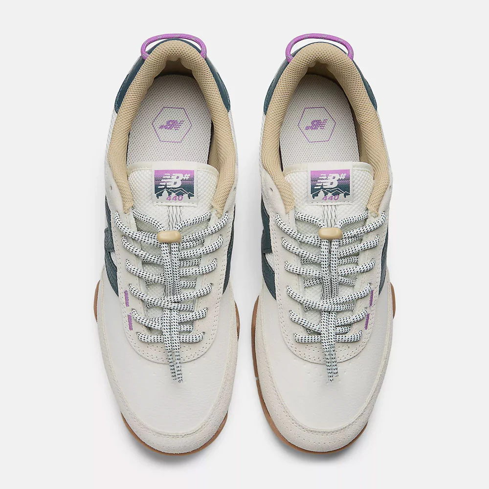 New Balance Numeric '440v2 Trail' Skate Shoes (Sea Salt / Deep Ocean) - Image 3
