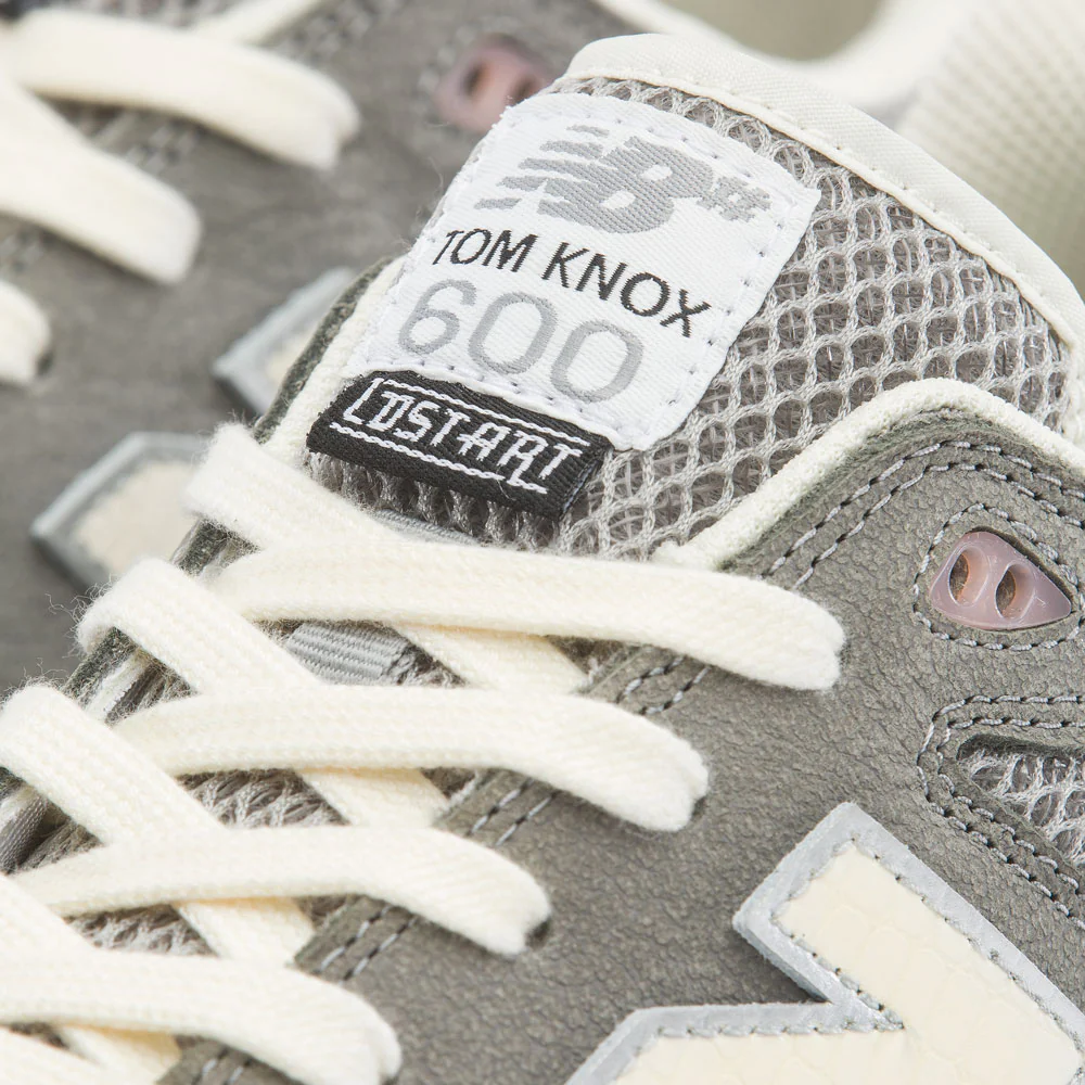 New Balance Numeric X  Lost Art 'Tom Knox 600' Skate Shoes (Grey / Grey) - Image 6