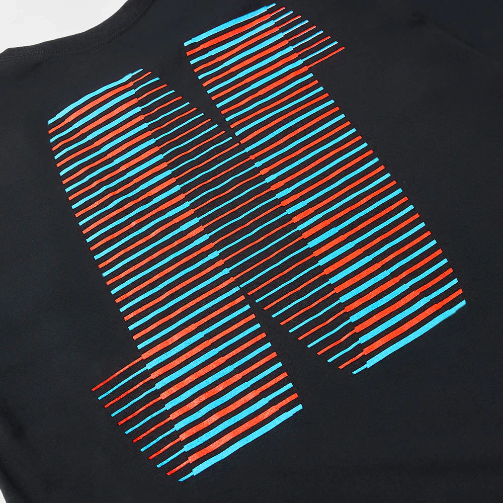 North 'N Logo' T-Shirt (Black / Blue / Red) - Image 3