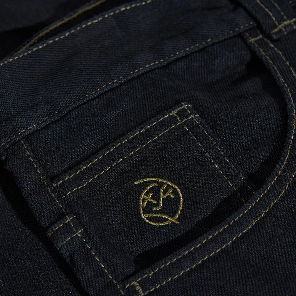 Polar 'Big Boy' Jeans (Black / Dark Olive) - Image 4