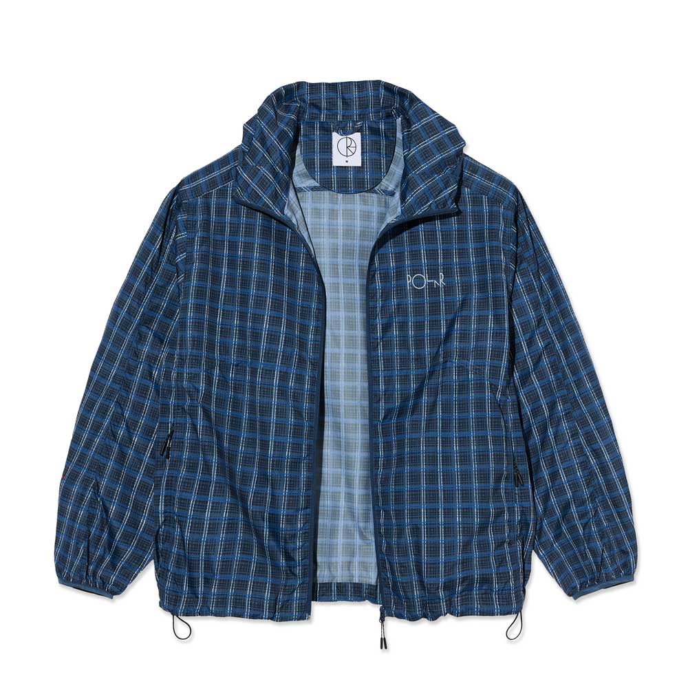 Polar 'Chase' Light Shell Jacket (Blue Check) - Image 3