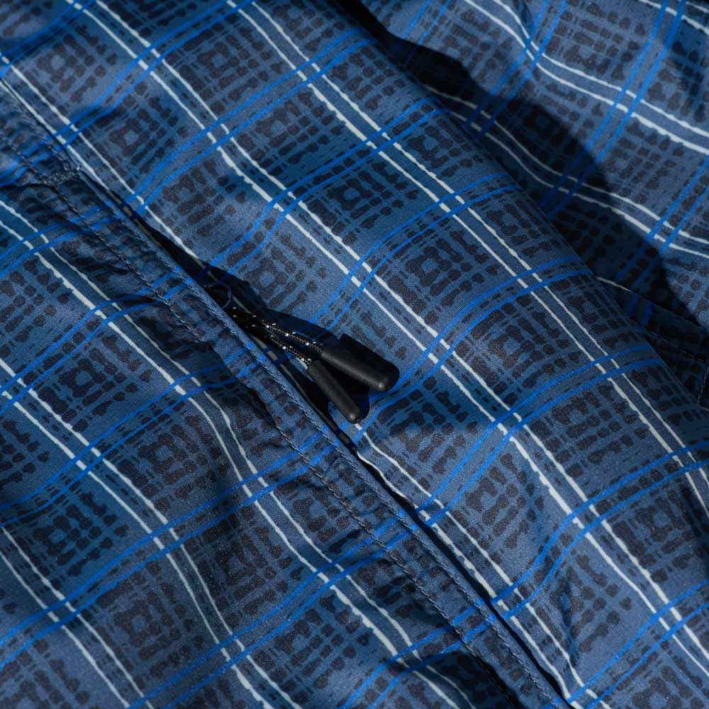 Polar 'Chase' Light Shell Jacket (Blue Check) - Image 7