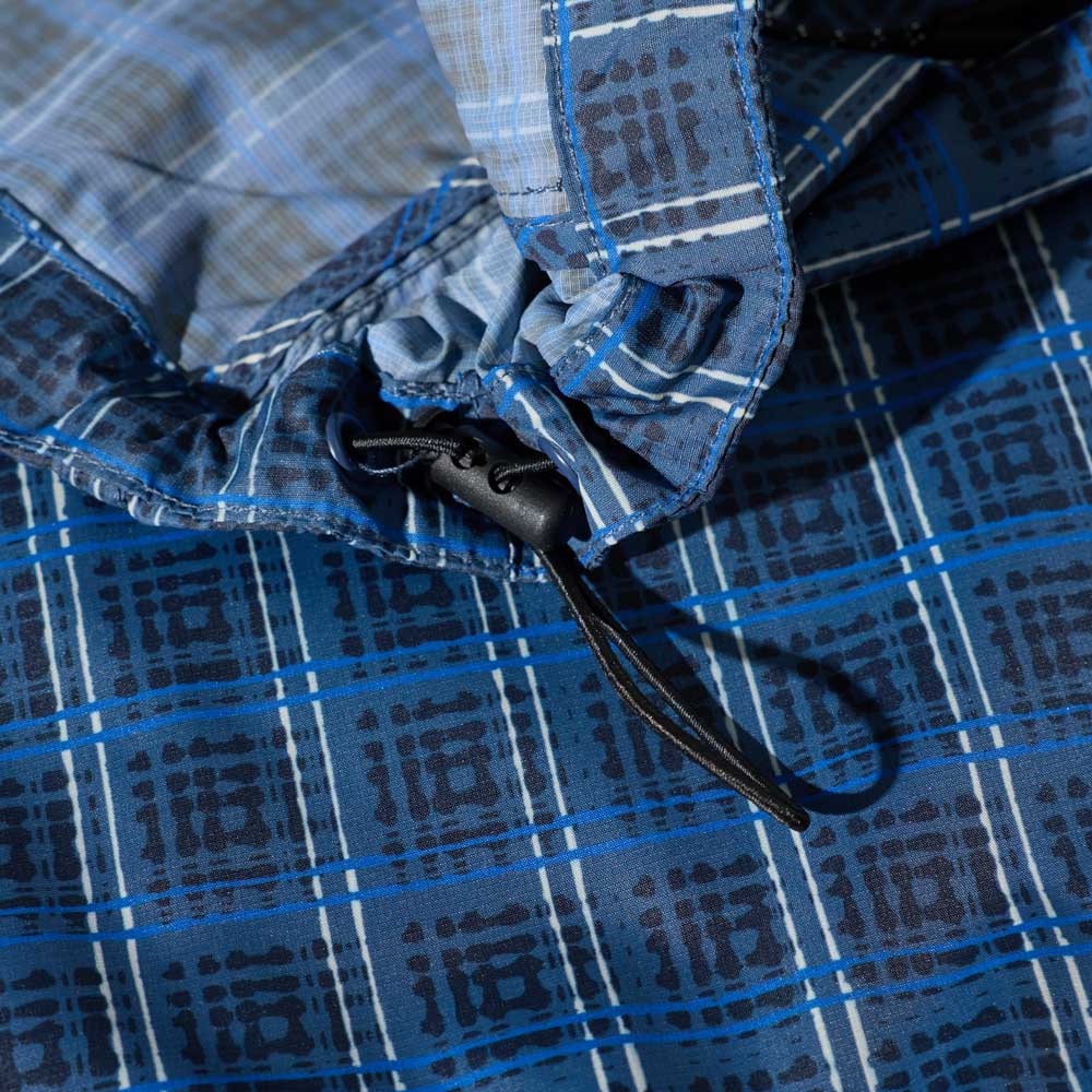 Polar 'Chase' Light Shell Jacket (Blue Check) - Image 9