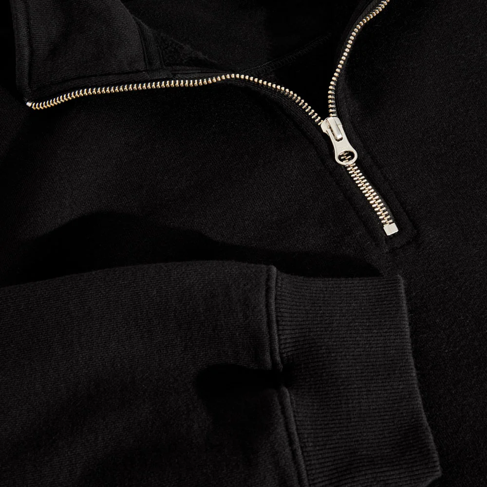 Polar 'Frankie' Half Zip Crew (Black) - Image 2