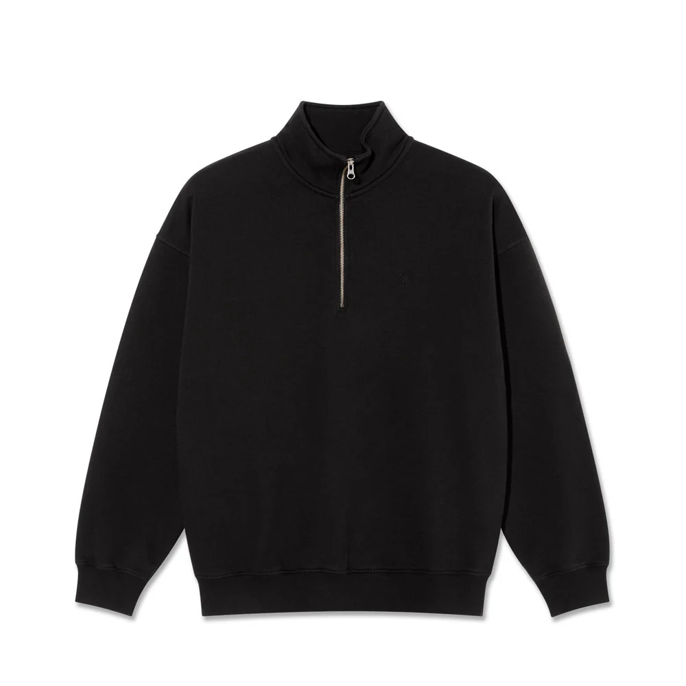 Polar 'Frankie' Half Zip Crew (Black) - Image 3