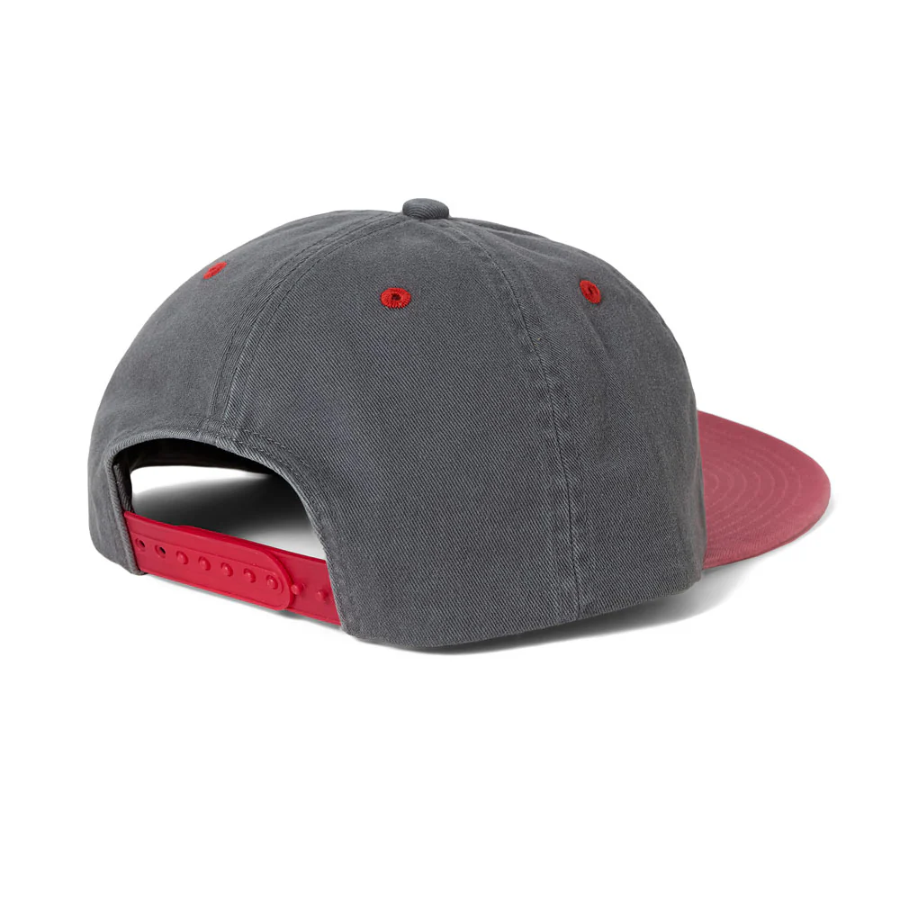 Polar 'Speed Club' 6 Panel Michael Cap (Grey / Red) - Image 2