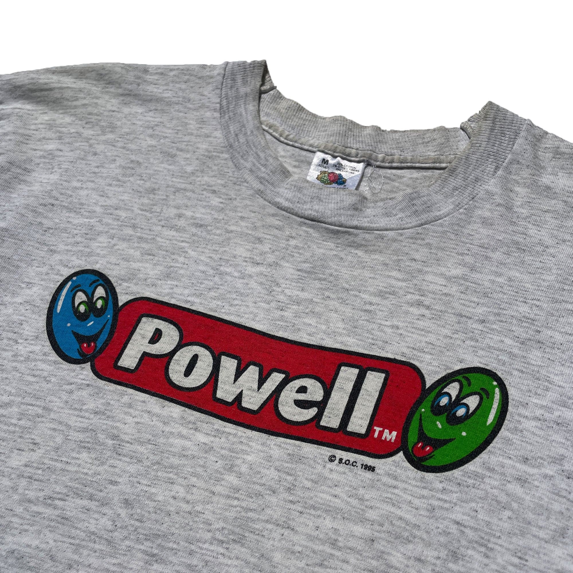 Powell Peralta 'Candy' 1995 Single Stitched T-Shirt (Grey) VINTAGE 90s - Image 2