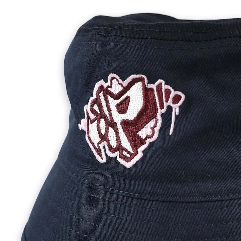 Sensory Perception 'P' Bucket Hat (Navy) - Image 2