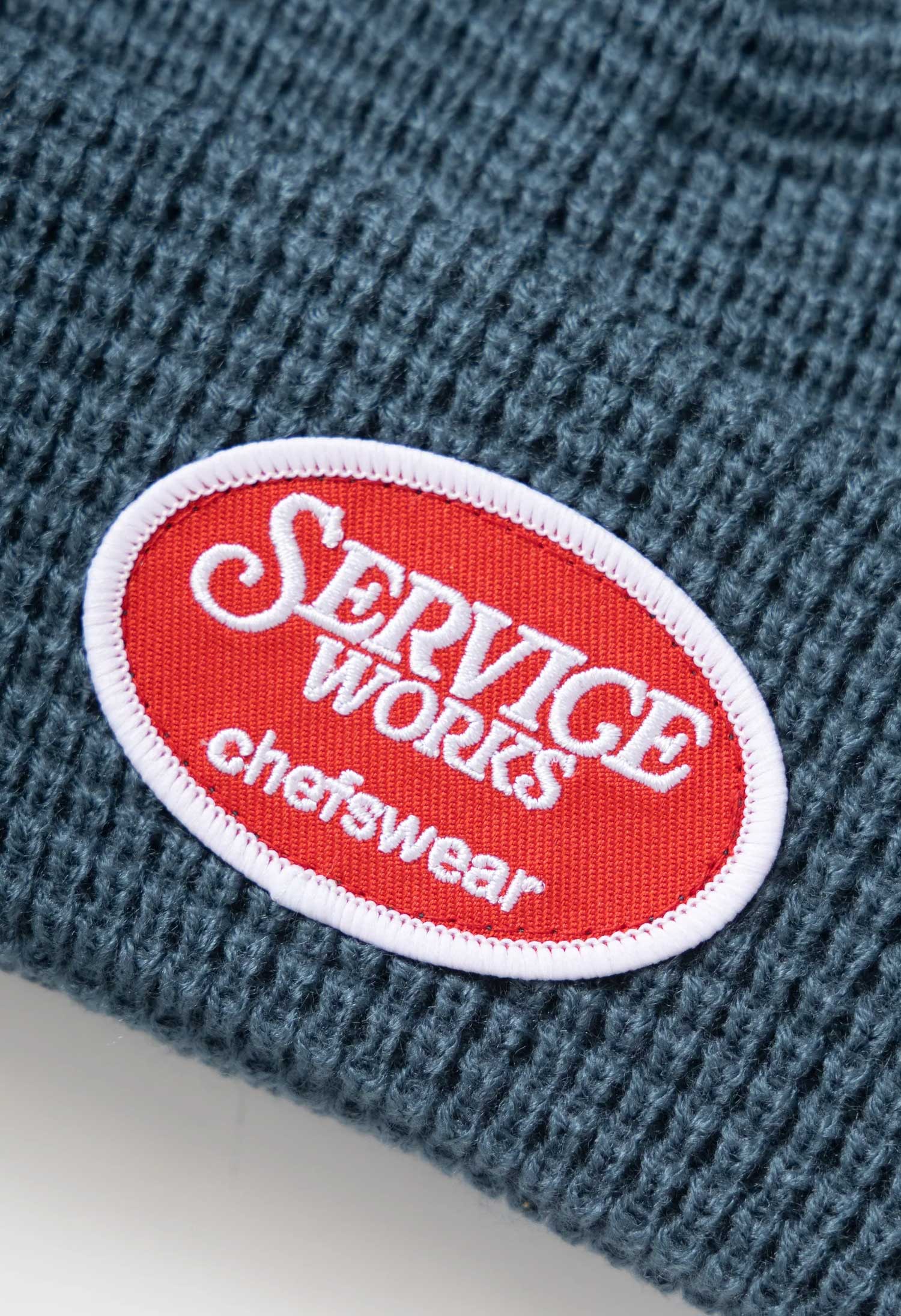 Service Works 'Waffle Patch' Beanie (Teal) - Image 2