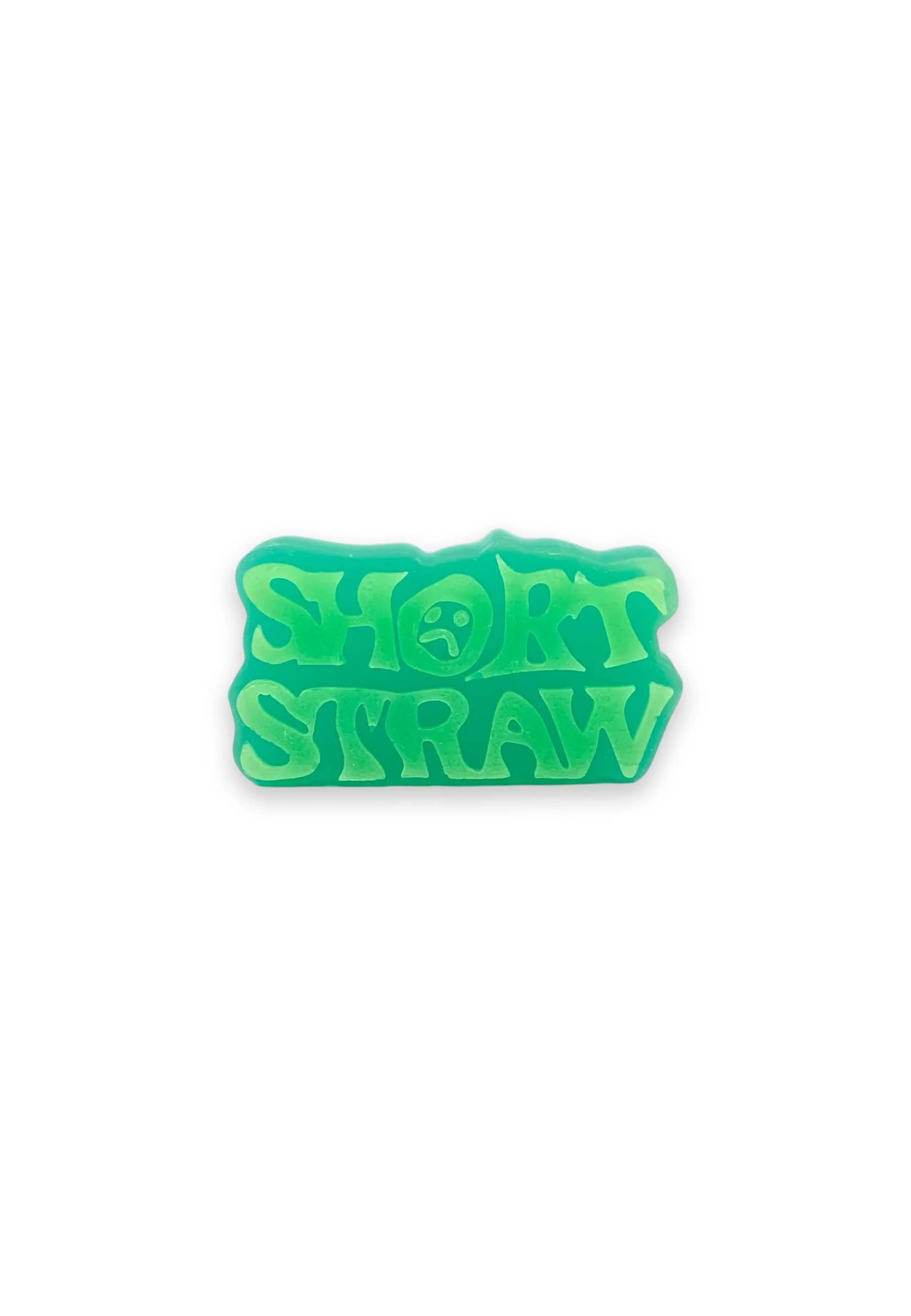 Short Straw 'Logo' Wax (Green) - Image 3