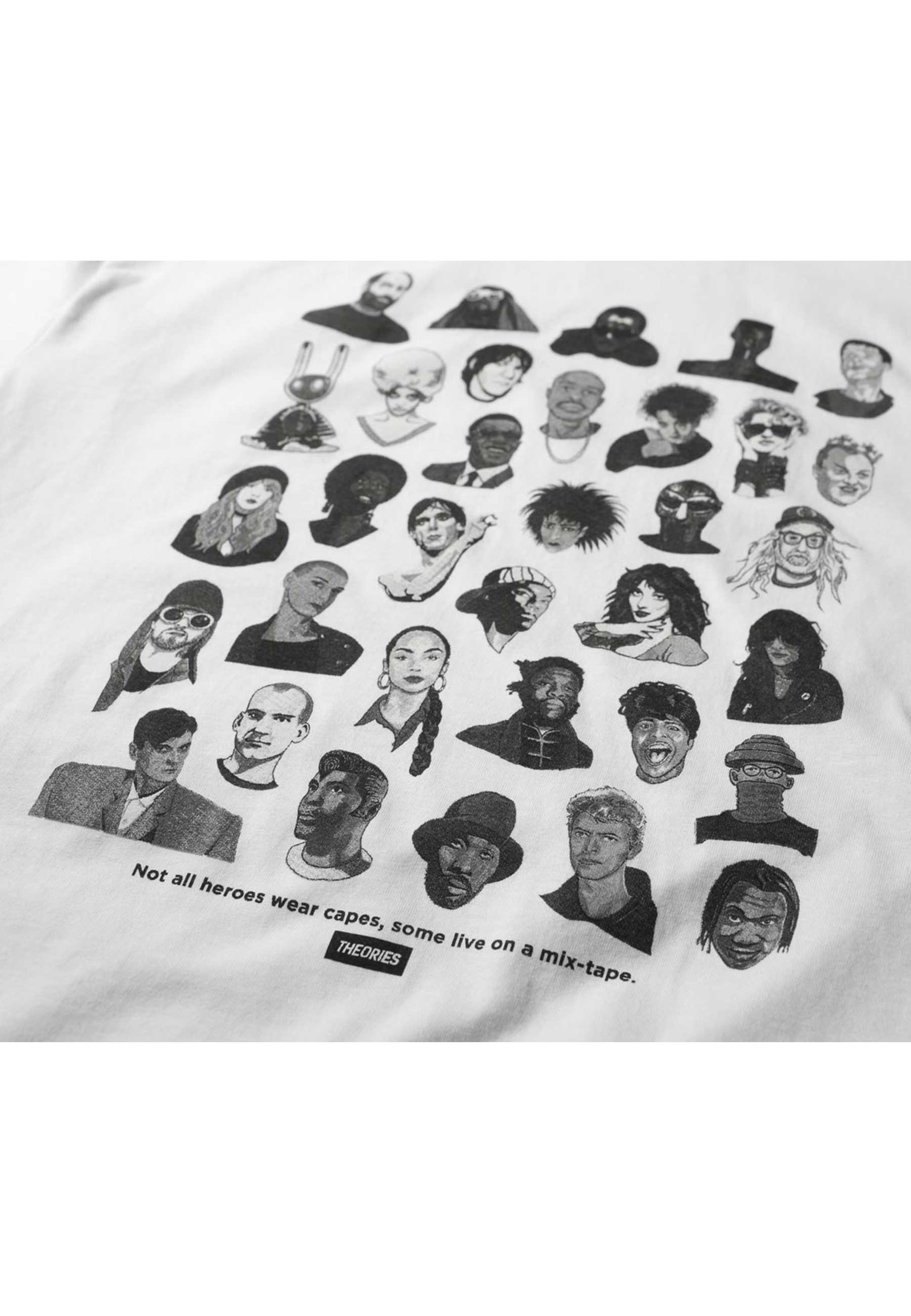 Theories 'Mixtape' T-Shirt (White) - Image 2