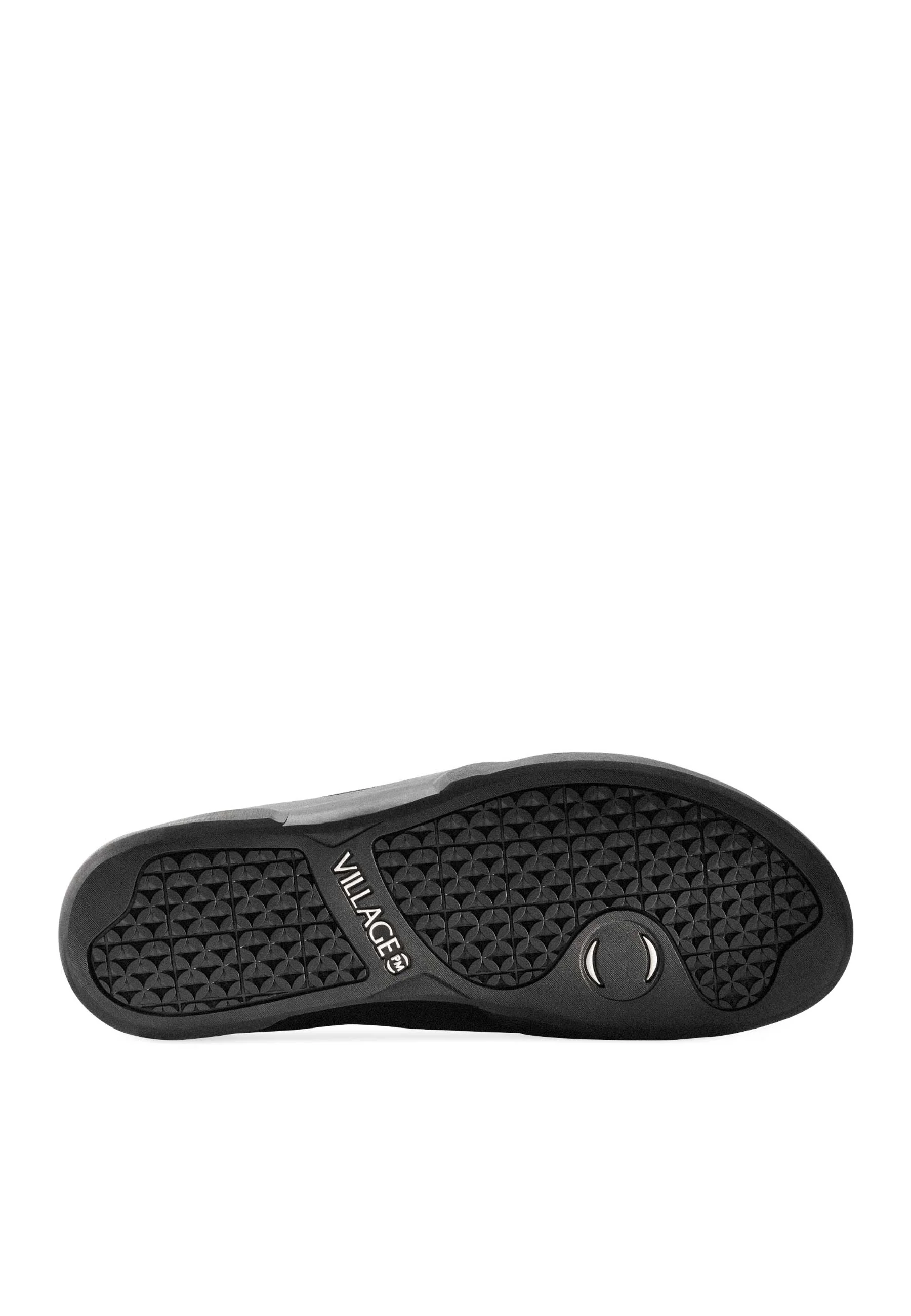 Village PM '1pm Mid' Skate Shoes (Black / Natural Black) - Image 5