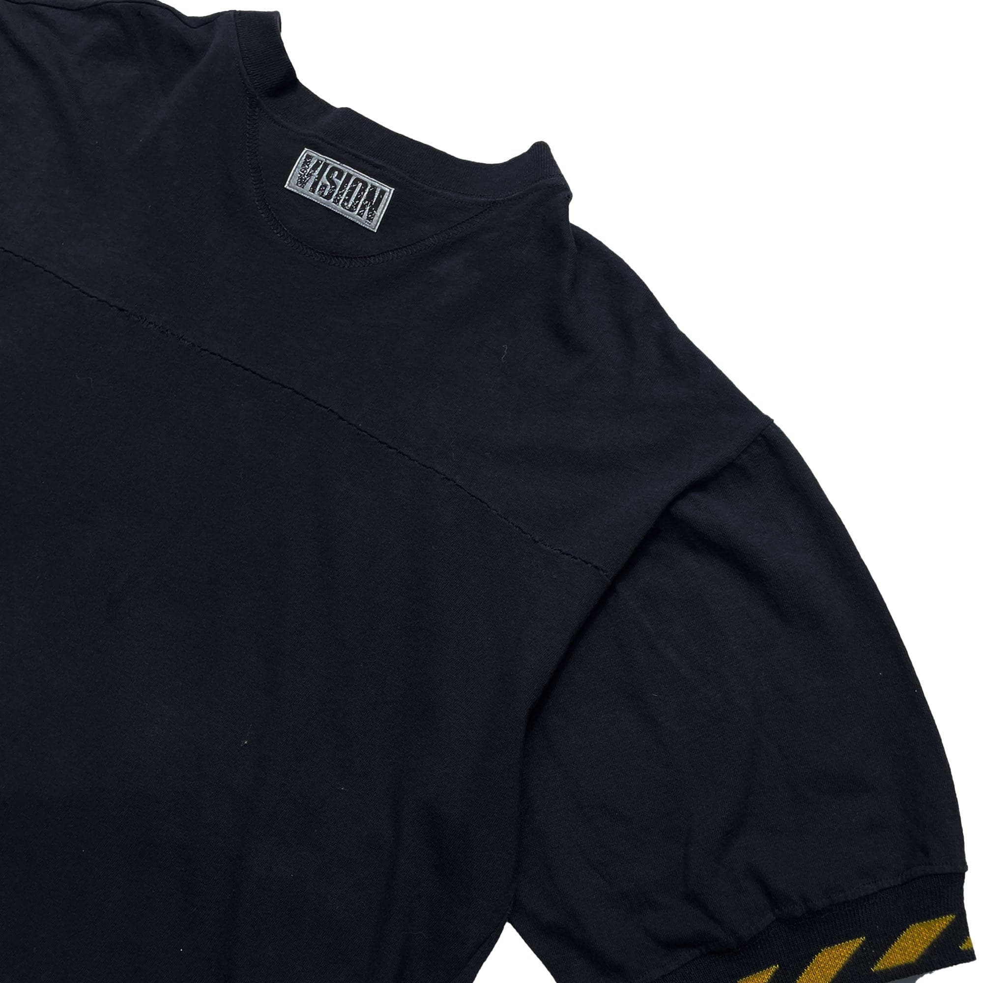 Vision Street Wear Cropped T-Shirt VINTAGE 90s (Black) - Image 4