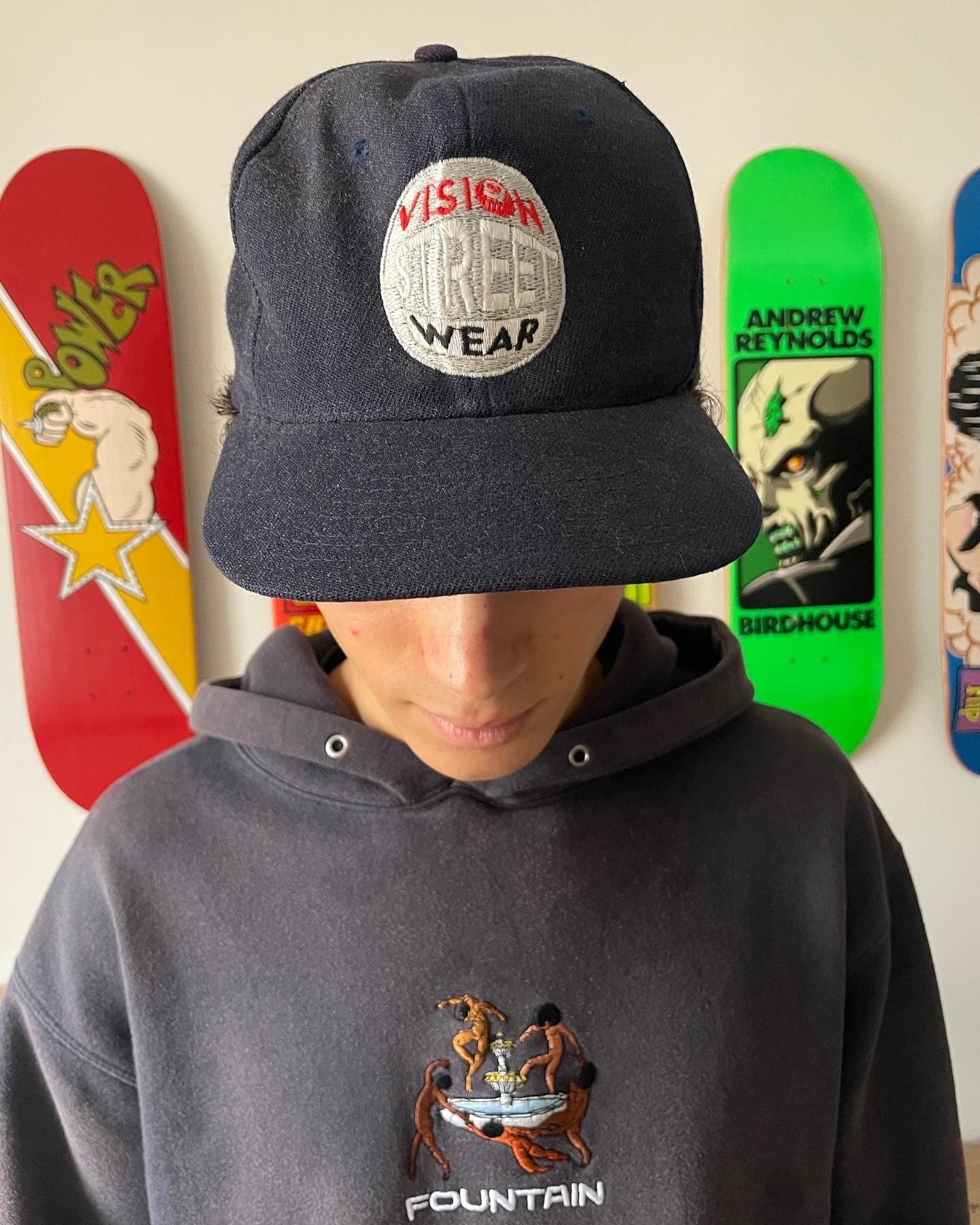 Vision Streetwear VSW vintage snapback cap 90s - Image 3