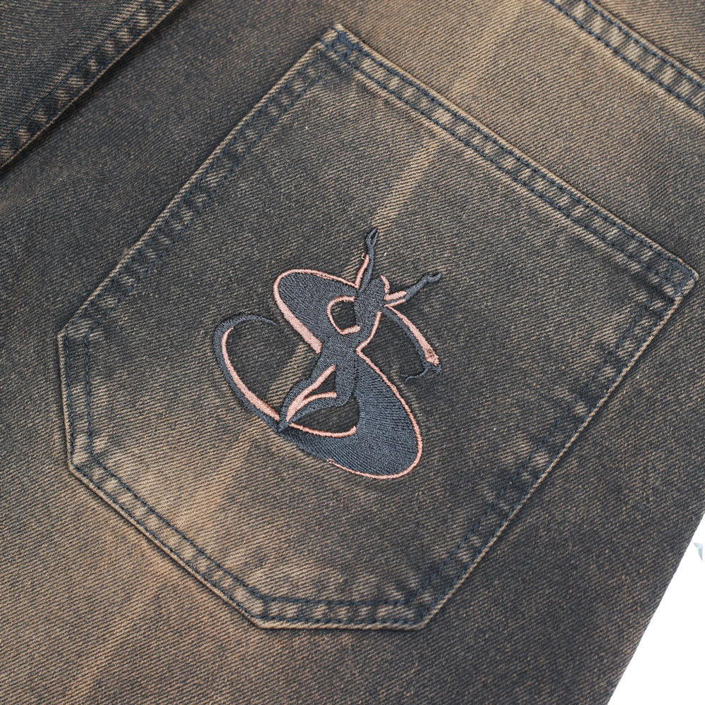 Yardsale 'Bleached Phantasy' Jeans (Bronze) - Image 4
