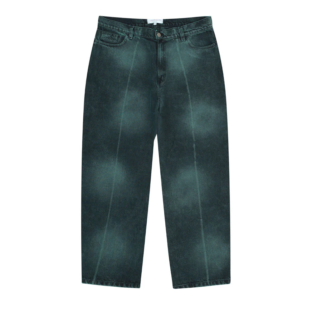 Yardsale 'Bleached Phantasy' Jeans (Emerald) - Image 3