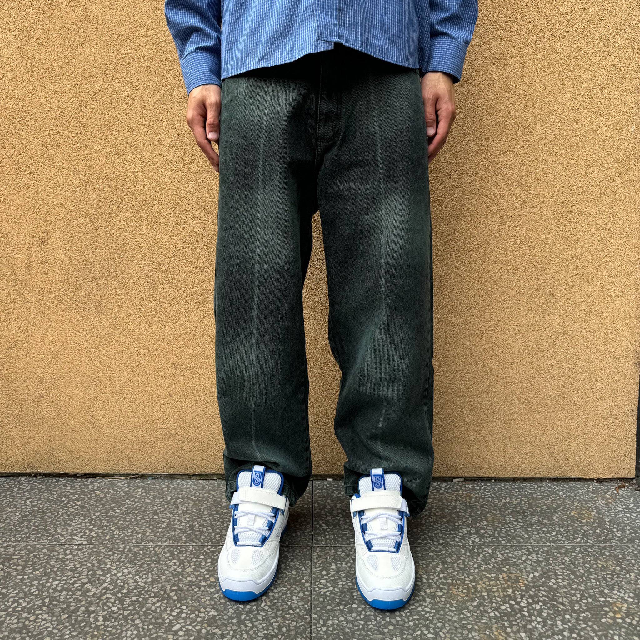 Yardsale 'Bleached Phantasy' Jeans (Emerald) - Image 6