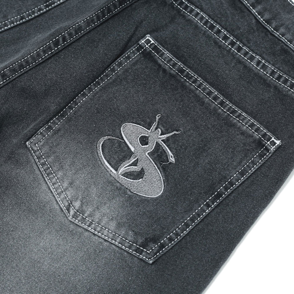 Yardsale 'Phantasy Panel' Jeans (Black) - Image 6