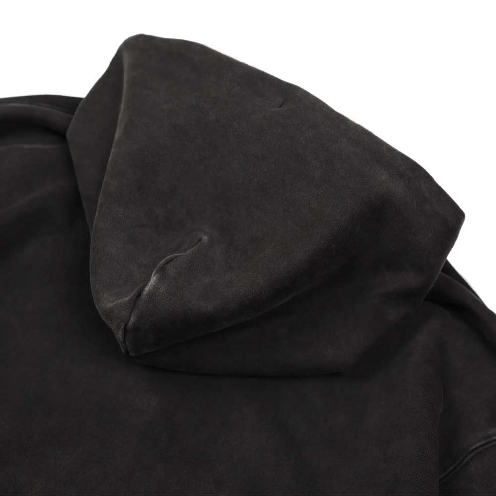 Yardsale 'Raw Edge' Zip Hood (Black) - Image 4