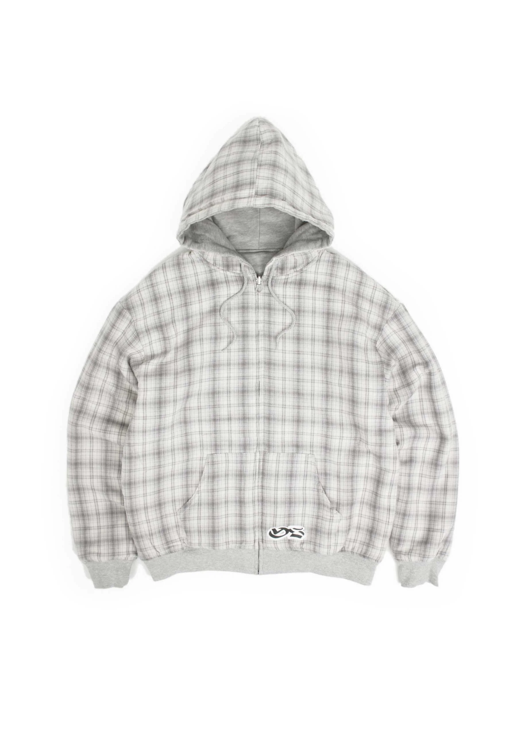 Yardsale Reversible Flannel Hood (Grey / Stone)