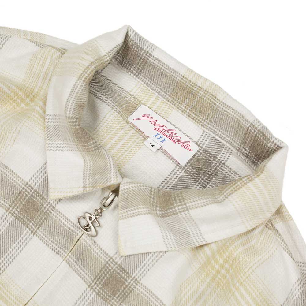 Yardsale 'Tartan' Full Zip Jacket (Sand) - Image 2