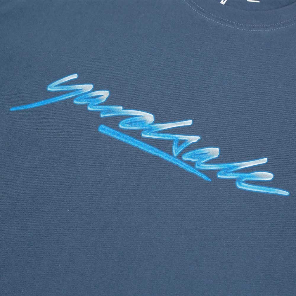 Yardsale 'Washed Script' T-Shirt (Blue) - Image 2