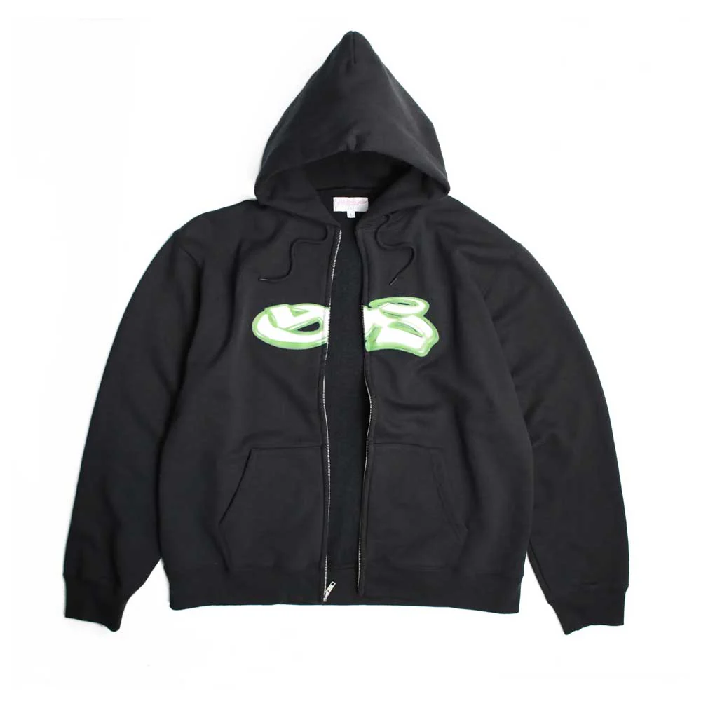 Yardsale 'YS Spray' Zip Hood (Black) - Image 2